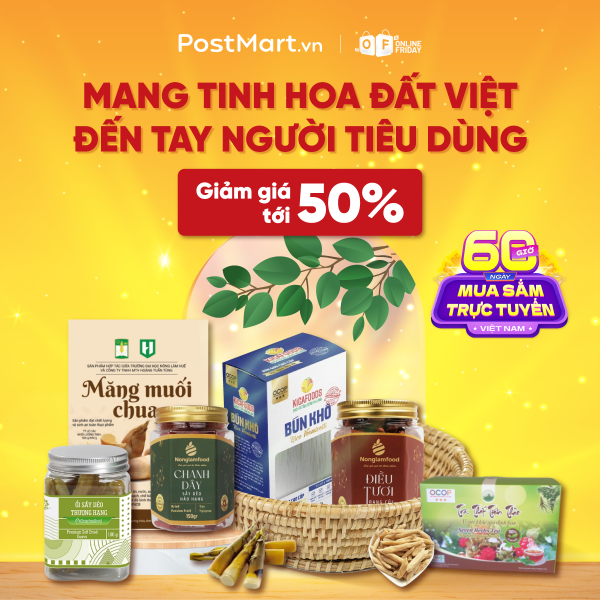 Sàn TMĐT Postmart: Tự hào chắp cánh đặc sản - nông sản Việt