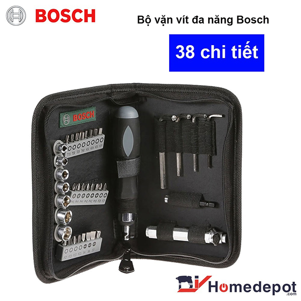 Bộ vặn vít đa năng Bosch 38 chi tiết 2607019506