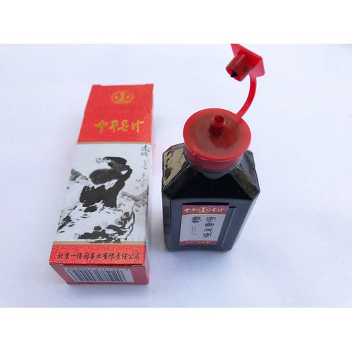 Mực tàu màu đen lọ 100ml của hãng trung hoa mặc chấp từ năm 1982