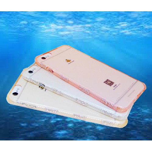 Ốp dẻo viền đính đá sang trọng cho iphone 6, 6s hiệu meephone