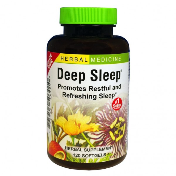 Deep Sleep® Herbal Sleep Aid: 120-Count Softgels