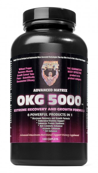 Healthy ‘N Fit Advanced OKG 5000 -180 Tablets: 5000mg L-Ornithine Alpha-Ketoglutarate Mega Potency Formulation