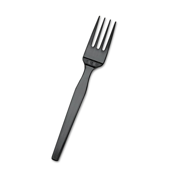 Dixie SmartStock Cutlery Dispenser Fork Refills - 960/Carton - Plastic - Black