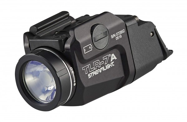 Streamlight 69424 TLR-7A Flex 500-Lumen Low-Profile Rail-Mounted Tactical Light, Includes High Switch Mounted on Light Plus Low Switch in Package, ...