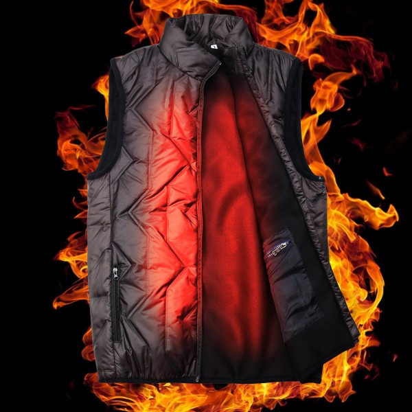 Electric Vest Jacket Winter Suit Smart Heating Vest Warm Clothing USB Charging