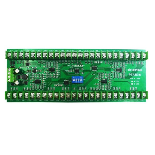 16AI RS485 Analog Input RS485 PT100 RTD Temperature Sensor Collector Lithium Battery Test PLC Configuration Software