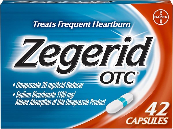 Zegerid OTC Capsules, 42-count (Pack of 2)