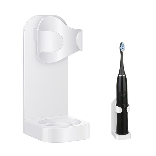 Wall Mounted Electric Toothbrush Holder Bathroom Holder Bracket Plastic Products Toothpaste Storage Rack