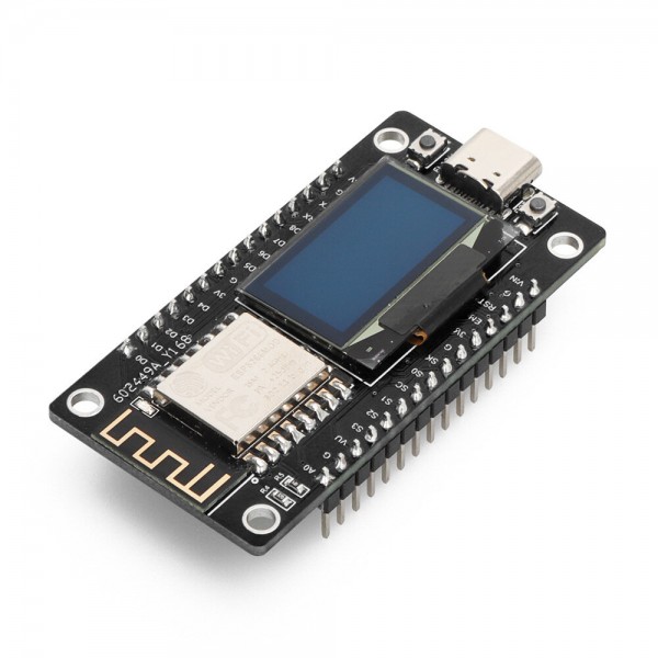 NodeMCU ESP8266 Development Board with 0.96inch OLED Display CH340 ESP-12E WiFi Module Micro USB for Micropython ESP8266