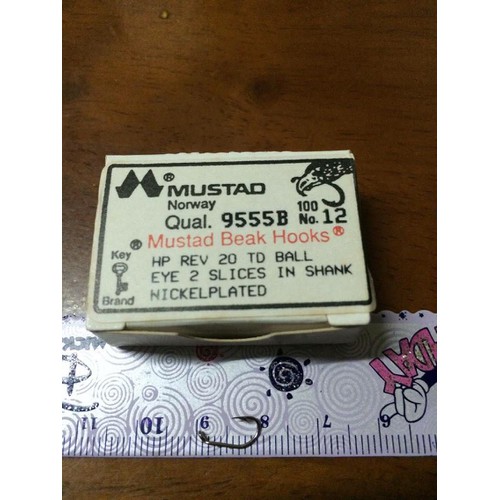 Lưỡi câu mustad có ngạnh lưng số 12