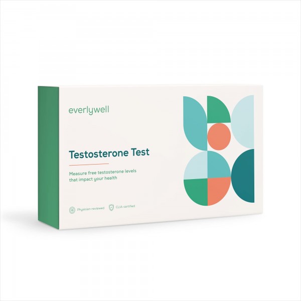 Everlywell Testosterone Test - at-Home Collection Kit - Accurate Results from a CLIA-Certified Lab Within Days - Ages 18+