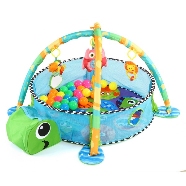 Cute Turtle Baby 3in1 Play Mat For Children Crawling Gym Mat Blanket Infant Play Rug Kid Activity Mat Baby Tapete Infant