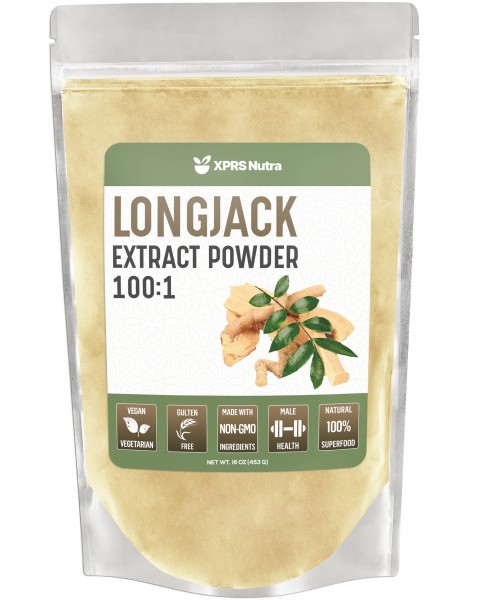 XPRS Nutra Longjack Tongkat Ali Powder Extract 100:1 - Premium Long Jack Tongkat Ali Extract Powder for Males - Vegan Friendly Tongkat Ali Suppleme...