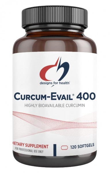 Designs for Health Curcum-Evail 400 - Bioavailable Turmeric Curcumin Supplements - Evail Emulsification Technology - Curcumin C3 Complex with Turme...