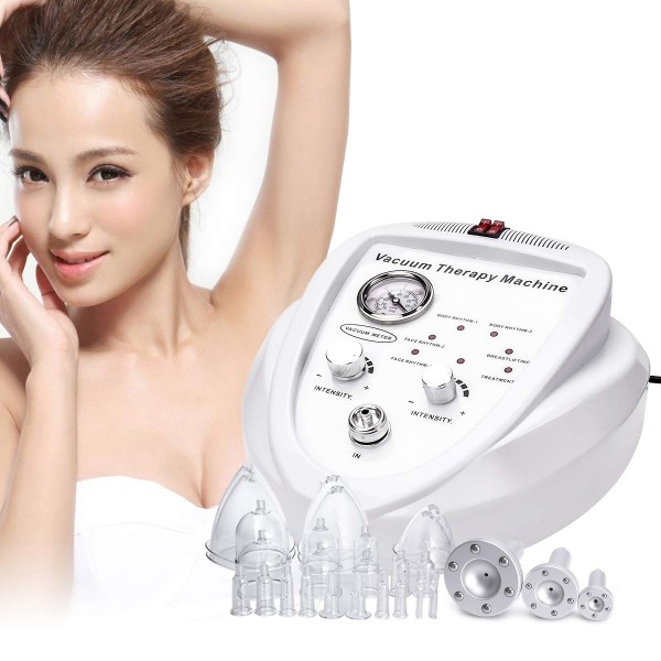 Titoe Vacuum Therapy Machine Massage Body Shaping Lymph Drainage Spa Skin Rejuvenation Machine with 30 Cups and 3 Pumps