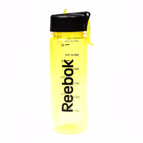 Bình nước reebok nhựa pp chống rò rỉ với dung tích 650ml - vàng