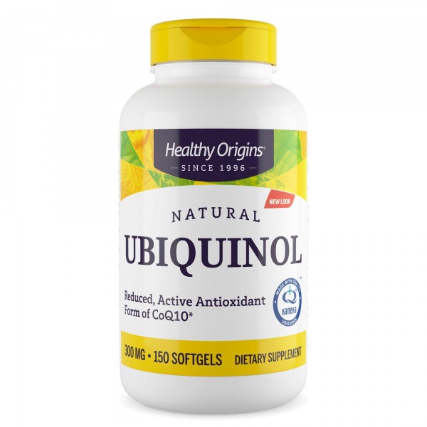 Healthy Origins Ubiquinol Soy Free/Non-GMO Gels, 300 Mg, 150 Count