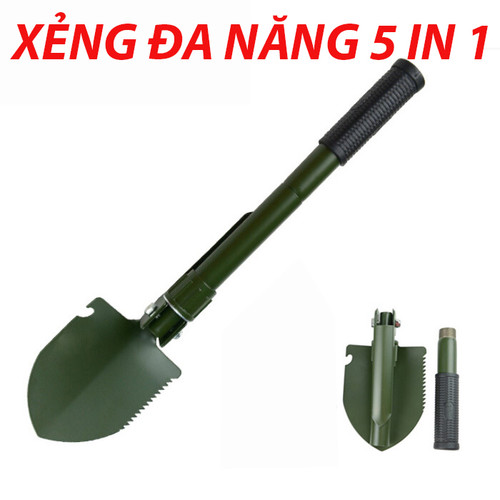 Xẻng đi phượt đa năng , t-man tools 5 in 1