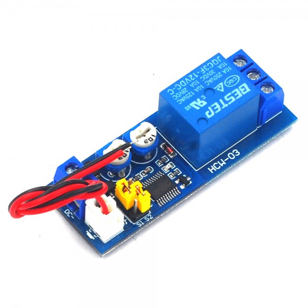 AOQDQDQD HCW-03 12V Relay Module with Infinite Cycle/Single Time/Delay Dual Adjustable/Multifunctional Relay Module/Dela