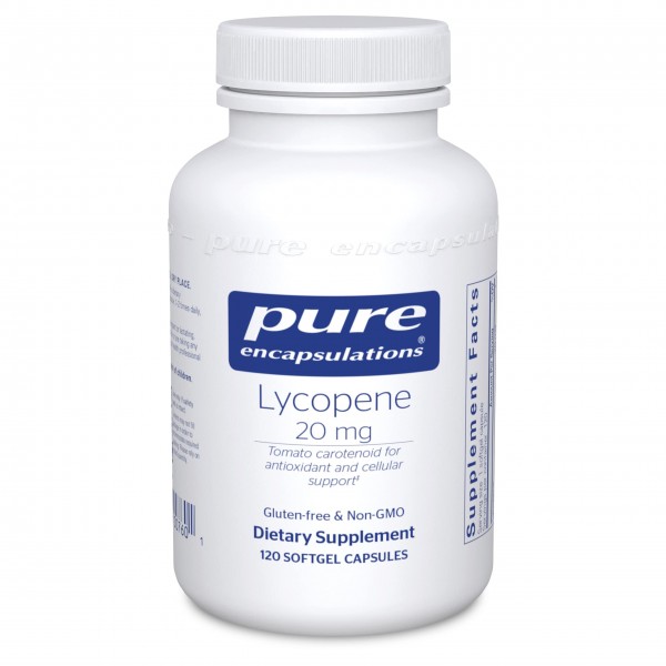 Pure Encapsulations - Lycopene 20 mg - Dietary Supplement for Prostate, Cellular and Macular Support - 120 Softgel Capsules