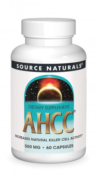 Source Naturals AHCC 500 mg Increases Natural Killer Cell Activity - 60 Capsules