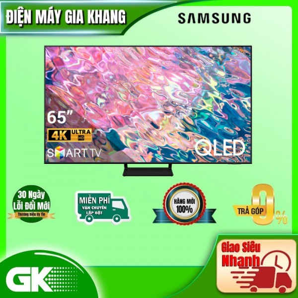 Smart Tivi QLED Samsung 4K 65 inch QA65Q60BA - Model 2022