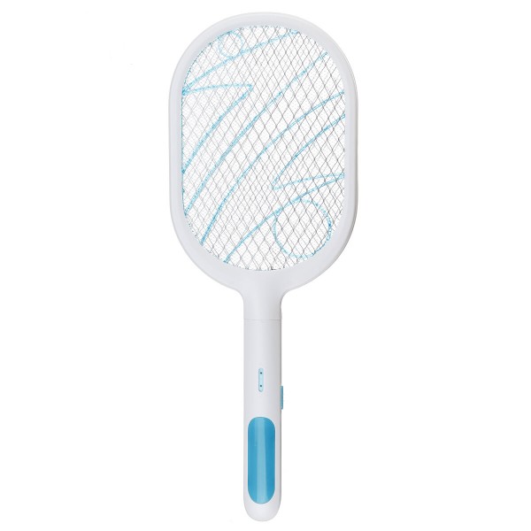 2000MAH Electric Mosquito Swatter Rechargeable Household 3 Layer ABS Safety Grid Electric Bug Zapper Portable Mosquito A