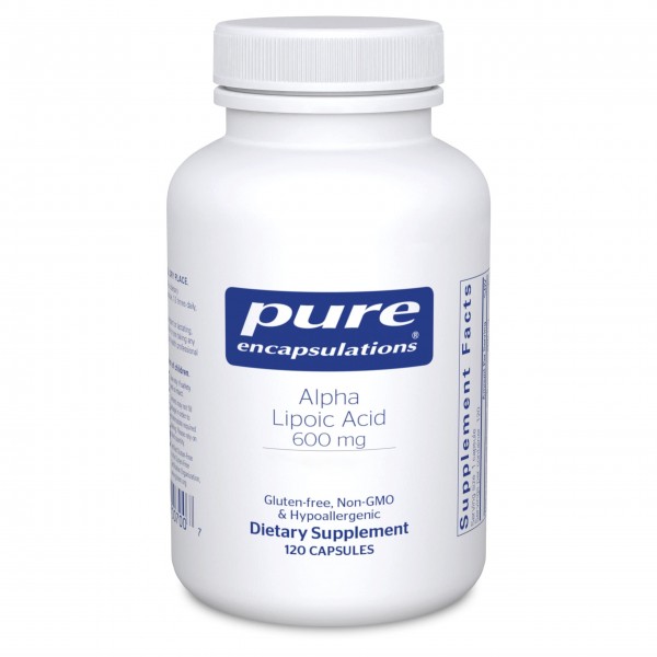 Pure Encapsulations Alpha Lipoic Acid 600 mg | ALA Supplement for Liver Support, Antioxidants, Nerve and Cardiovascular Health, Free Radicals, and ...