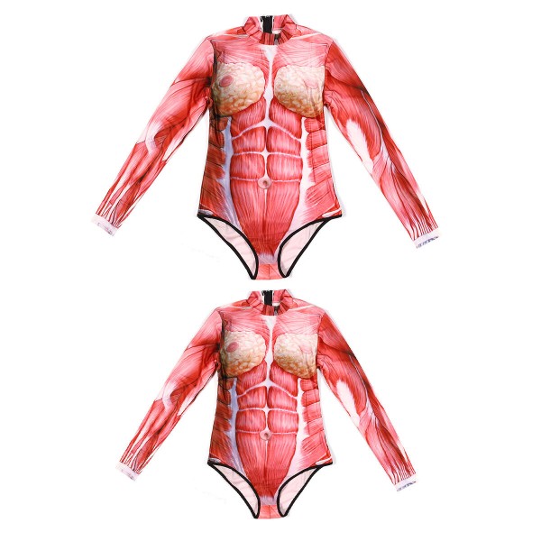 Womens Human Organs Swimwear Cosplay Costume Swimsuit Bathing Suit Party Clothes