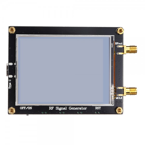 23.5-6000M RF Signal Source 0.5PPM High Stability and Low Noise Frequency Sweep Full Touch Screen PC Controllable