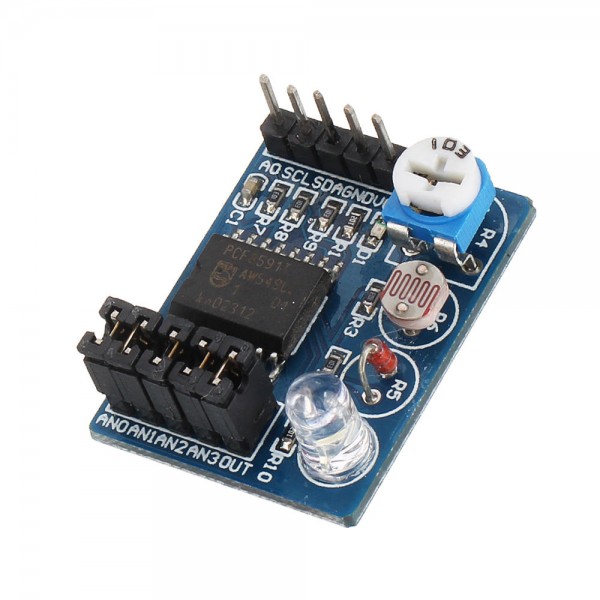 5pcs PCF8591 AD/DA Analog-Digital-Analog Converter Module Measure Light and Temperature Produce Various Waveforms