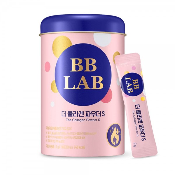 BB LAB Collagen Powder S, Low Molecular Collagen Powder Stick Supplement, Marine Collagen, Fish Collagen, Vitamin C, Hyaluronic Acid, 12 Probiotics...