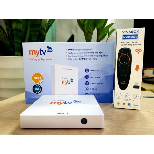 Android MyTV Net RAM 2G- 2020 Tặng Tài khoản HDplay, Android 7.1.2 hỗ trợ điều khiển Giọng nói - Hàng chính hãng - MyTV.2020 Kèm Voice 680