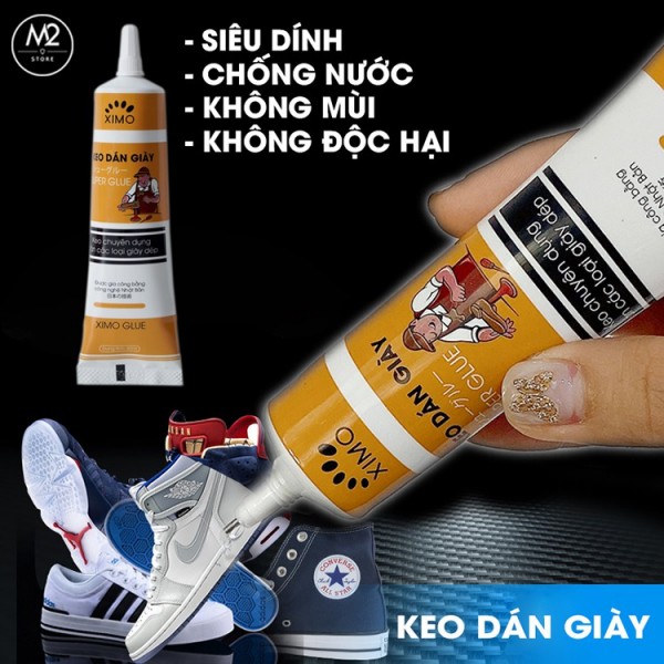 Keo Dán Giày Siêu Dính Dùng Nhiệt Trong Suốt Không Tổn Thương Da XIMO KDG06