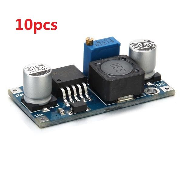 10Pcs LM2596 DC-DC Adjustable Step Down Power Supply Module