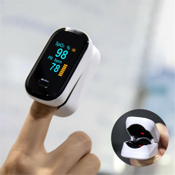 BOXYM oFit-2 Finger-Clamp Pulse Oximeter Finger Blood Oxygen Saturometro Heart De Oximeter Portable Pulse Oximetro Monit