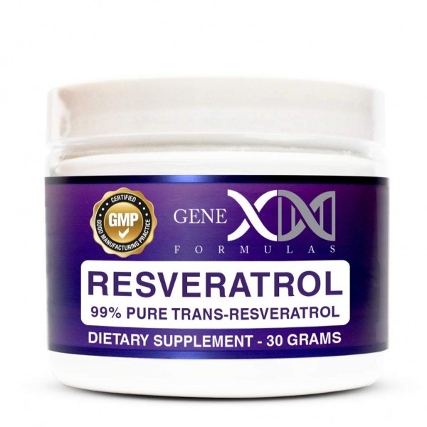 GENEX 99% Micronized Trans-Resveratrol Powder - 1000mg | Pure Organic Pharmaceutical Grade Trans-Resveratrol Powder for Healthy Aging and Cardiovas...