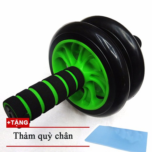 Máy tập bụng - bánh xe tập cơ bụng kèm thảm tập