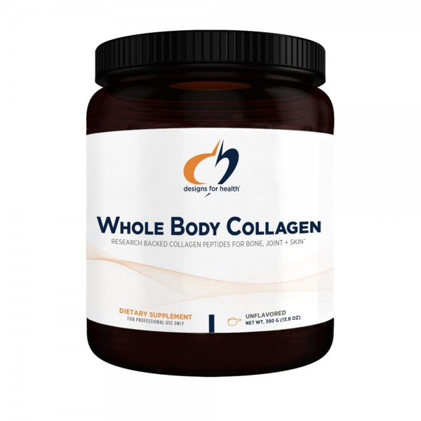 Designs for Health Whole Body Collagen Powder - Pure Collagen Peptide Powder for Bone, Skin + Joint Support - Flavorless Collagen Drink Mix for Wat...