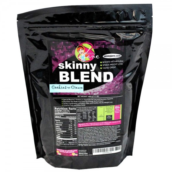 Skinny Blend - Best Tasting Protein Shake for Women - Slim Fast Weight Loss Shakes - Meal Replacement - Low Carb Breakfast - Diet Supplement - Appe...