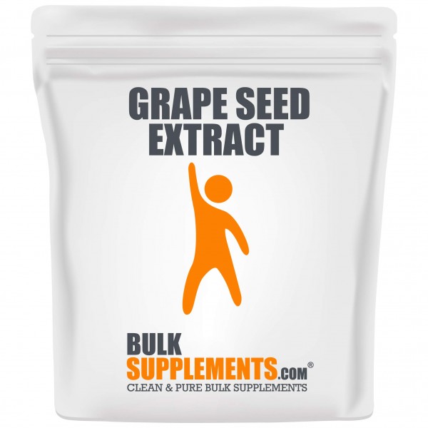 BulkSupplements.com Grape Seed Extract Powder - Antioxidant Supplement - Circulation and Vein Support (1 Kilogram - 2.2 lbs)