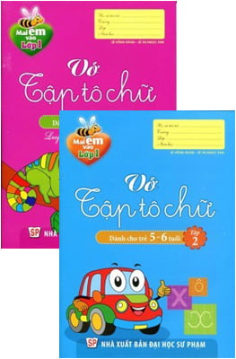 Combo Mai Em Vào Lớp 1 - Vở Tập Tô Chữ (Dành Cho Trẻ 5 - 6 Tuổi)