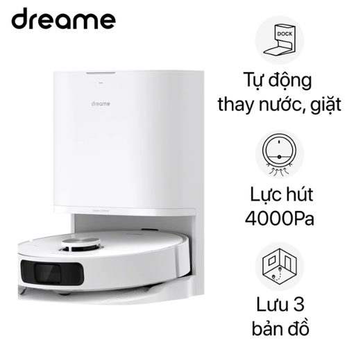 Robot hút bụi lau nhà tự động làm sạch Dreame Bot L10 Prime