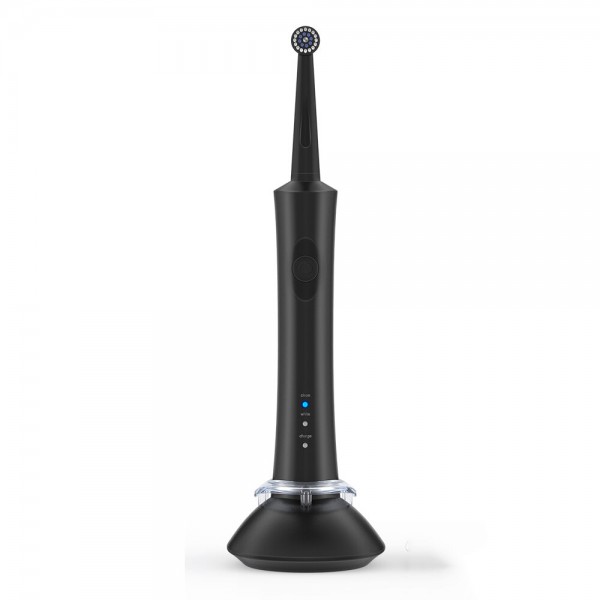 DIGOO DG-R02 Black Rotary Wireless Induction Electric Toothbrush Efficient Whitening Sterilization Polished Brush Head E