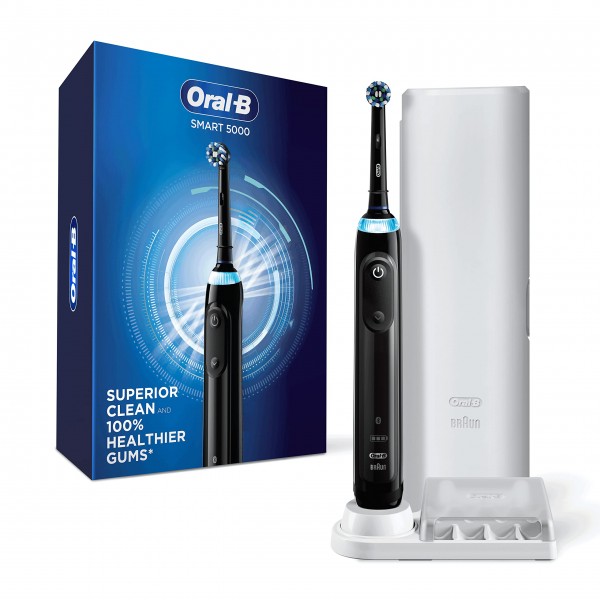 Oral-B Pro 5000 Smartseries Electric Toothbrush with Bluetooth Connectivity, Black Edition