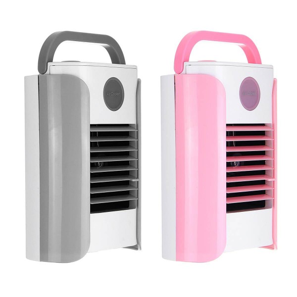 3 Gears Mini Air Cooling Fan USB Portable Air Conditioner Desk Table Fan Bluetooth/Broadcast