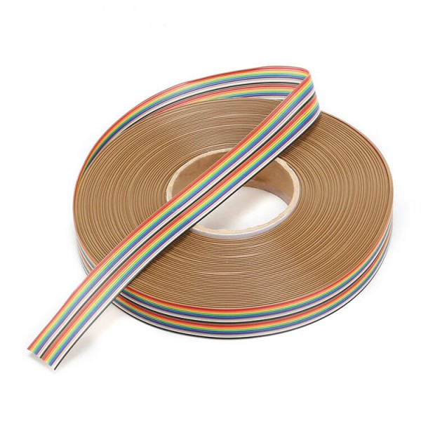 14P 5M/Roll High Quality Colorful Dupont Cable Flat Wire