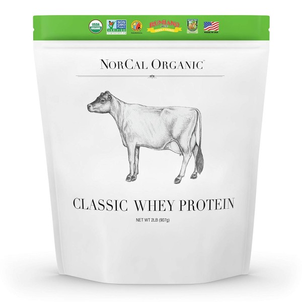 Source Classic Organic Whey Protein - 100% Grass-Fed and Grass-Finished - UNFLAVORED - Lecithin-Free - 2lb Bulk