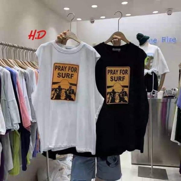 Áo Tanktop PRAY ô vuông HDA0619