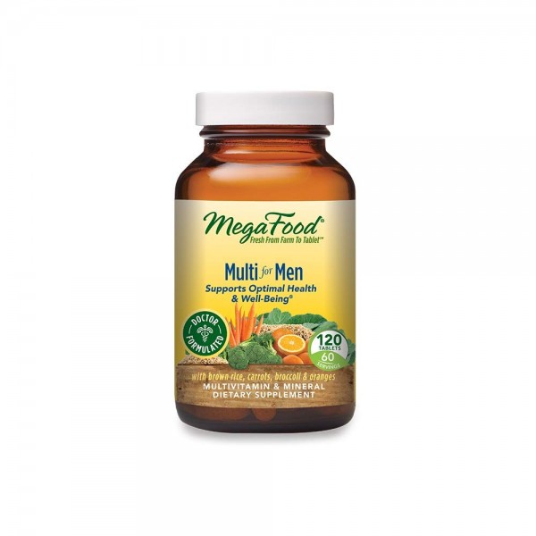 MegaFood Men's Multivitamin - with B vitamins for Cellular Energy Production & Choline to Support Cognitive Function - Non-GMO, Vegetarian & Ma...